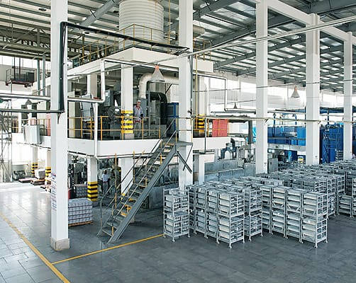 factory battery show-Coating Workshop
