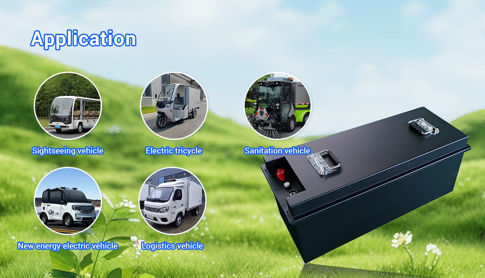Application areas of lithium iron phosphate batteries