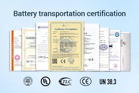 Battery transportation certification Battery transportation certification