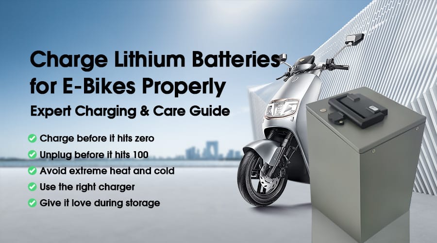 How to Charge Lithium Batteries for E-Bikes Properly Expert Charging & Care Guide