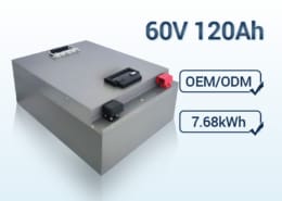60V 120Ah lithium iron phosphate battery High Power & Long Range for EVs and Energy Storage