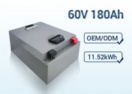 60V 180Ah LiFePO4 Battery High-Capacity Lithium Battery for EVs & Industrial Use