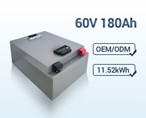 60V 180Ah LiFePO4 Battery High-Capacity Lithium Battery for EVs & Industrial Use