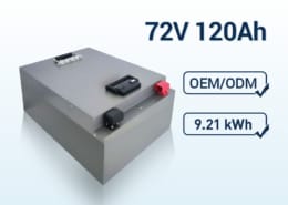 72V 120Ah LiFePO4 Battery Wholesale OEM High-Voltage Long-Life Power Solution