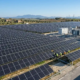A massive European tracking ground array showing the utility scale solar epc cost efficiency of a large project.