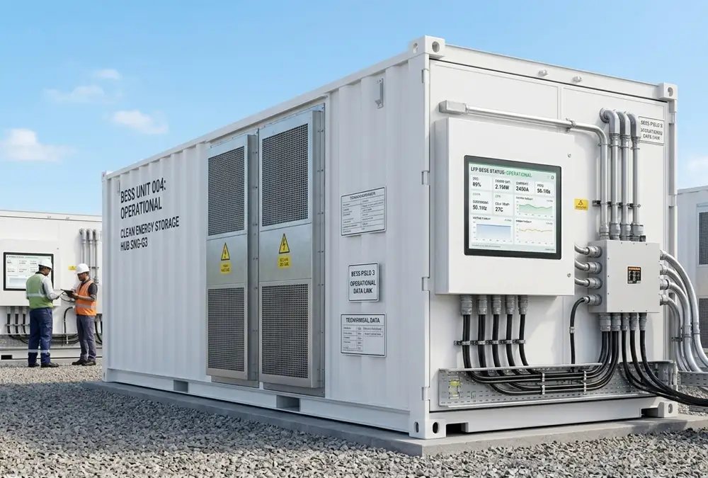 Industrial battery storage for solar panels deployed to maximize financial benefits of solar battery storage systems.