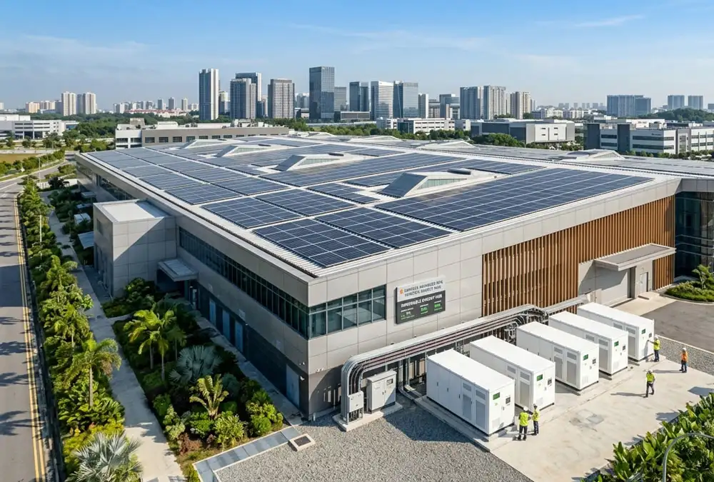 Commercial and industrial solar project utilizing epc turnkey solutions for renewable energy and cost predictability.