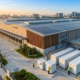 A premium commercial solar plus storage installation on a modern warehouse roof representing a key solar energy storage investment.