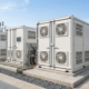Commercial and industrial containerized battery energy storage system comparison layout