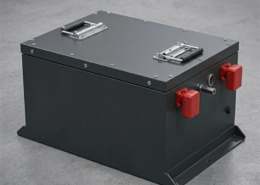 High-performance 48V LiFePO4 battery pack with integrated BMS for commercial and industrial vehicles.