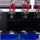 Industrial scale LiFePO4 energy storage cabinet system installed inside an energy station.