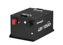 anengji battery 48v 105ah lifepo4 battery side