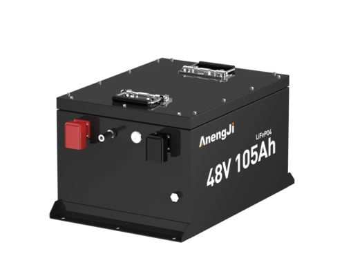 anengji battery 48v 105ah lifepo4 battery side