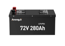 anengji battery 72v 280Ah lifepo4 battery front view