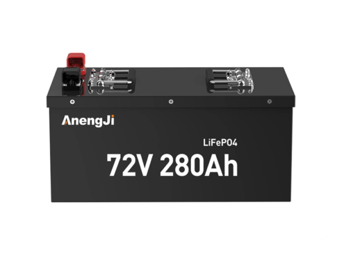 anengji battery 72v 280Ah lifepo4 battery front view