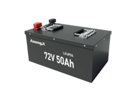 anengji battery 72v 50Ah lifepo4 battery front view
