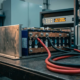 Commercial lithium battery capacity testing using a heavy duty electronic dynamic load bank inside a clean facility