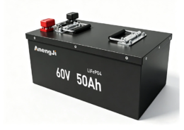 anengji power 60v 50Ah lifepo4 battery front view